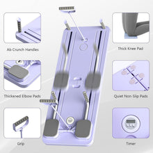 Load image into Gallery viewer, Home Pilates Reformer Board - Compact &amp; Foldable with Resistance Bands &amp; Timer