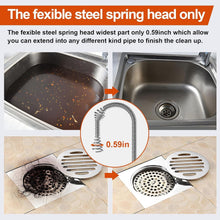 Load image into Gallery viewer, Professional 50ft Flexible Steel Drain Auger with Drill Adapter for Unclogging
