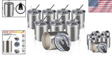 Load image into Gallery viewer, Premium 8 Pack Double Wall Coffee Cups - Reusable Tumblers for Hot &amp; Cold Drinks