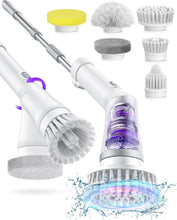 Load image into Gallery viewer, Adjustable Rotary Floor Brush Set with Waterproof Design &amp; Powerful 25W Motor