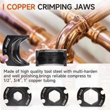 Load image into Gallery viewer, Heavy-Duty Copper Crimping Tool for ProPress Fittings - Extendable &amp; Slip-Proof
