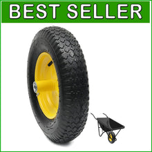 Load image into Gallery viewer, Pneumatic 4.80/4.00-8 Tire and Wheel Assembly for Easy Installation on Equipment