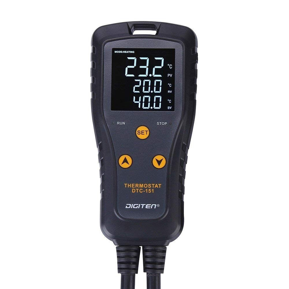 Versatile Digital Temperature Monitor with LCD for Home Brewing & Fermentation