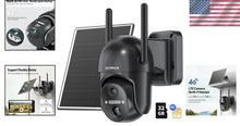 Load image into Gallery viewer, 360° Live View Solar Security Camera - 4G LTE, PIR Motion Detection, Waterproof
