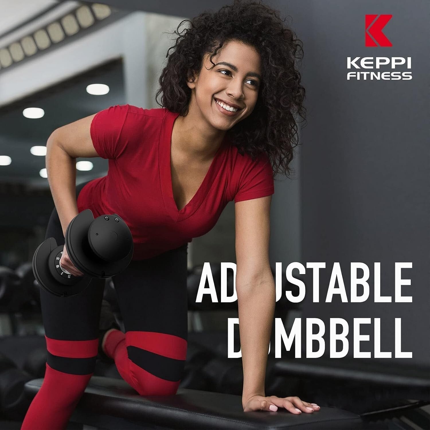 Adjustable 25lb-25lb Dumbbell Set with Anti-Slip Handle for Efficient Workouts