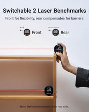 Load image into Gallery viewer, 98-ft Laser Tape Measure with 328-ft Rolling Tape - Lightweight, Magnetic Design