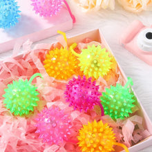 Load image into Gallery viewer, Flashing 2.17" Bouncy Balls - 100 Multicolor Rubber Party Favors for Events