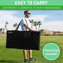 Load image into Gallery viewer, Regulation Size Portable Cornhole Set - Classic Design with Carry Case Included