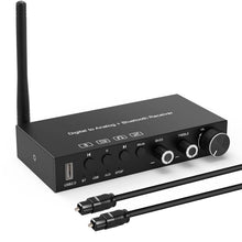 Load image into Gallery viewer, Digital to Analog Converter with Bluetooth &amp; USB - 192KHz High-Res Audio Device