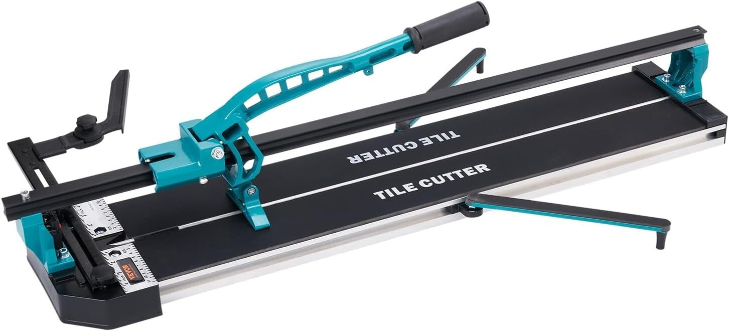 Professional Grade 40-Inch Tile Cutter with Adjustable Rulers - Ergonomic Design
