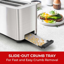 Load image into Gallery viewer, UltraToast 4-Slice Stainless Steel Toaster with Extra-Wide Slots &amp; LED Display