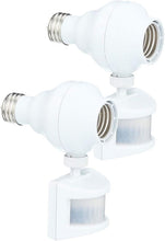 Load image into Gallery viewer, Automated Outdoor Motion Sensor Light Socket - Easy Screw-In Setup, 2 Pack
