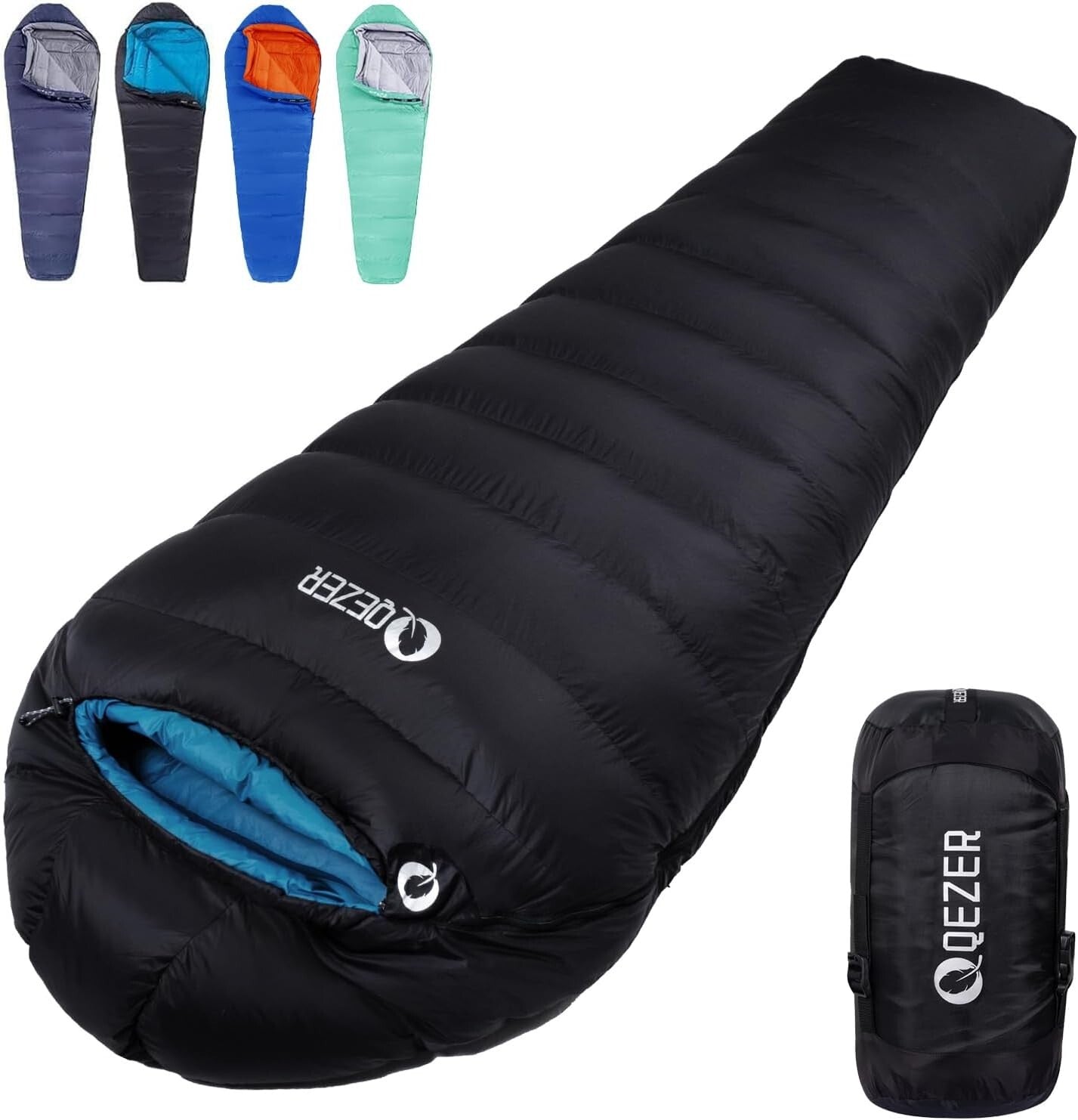 Ultralight Down Sleeping Bag for Adults - Ideal for Cold Weather Adventures