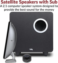 Load image into Gallery viewer, Versatile 2.1 Multimedia Speakers with Wired Subwoofer for Desktop &amp; Gaming