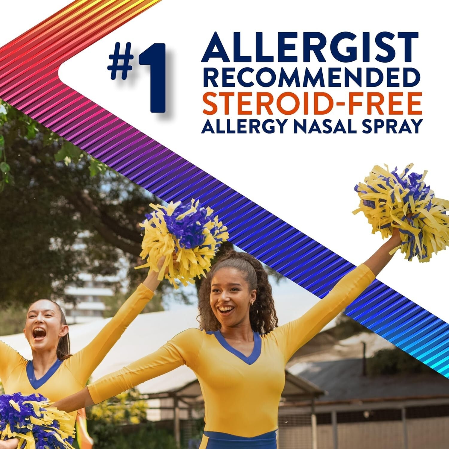 Non-Steroid Nasal Spray for Allergies - 200 Sprays + Soft Tissues Included