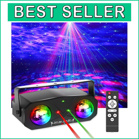 Enchanting Ocean Wave & Star Projector Light - Perfect for Bedroom or Parties