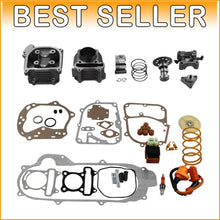 Load image into Gallery viewer, 69mm Valve GY6 Cylinder Rebuild Kit with Racing CDI for Enhanced Scooter Speed