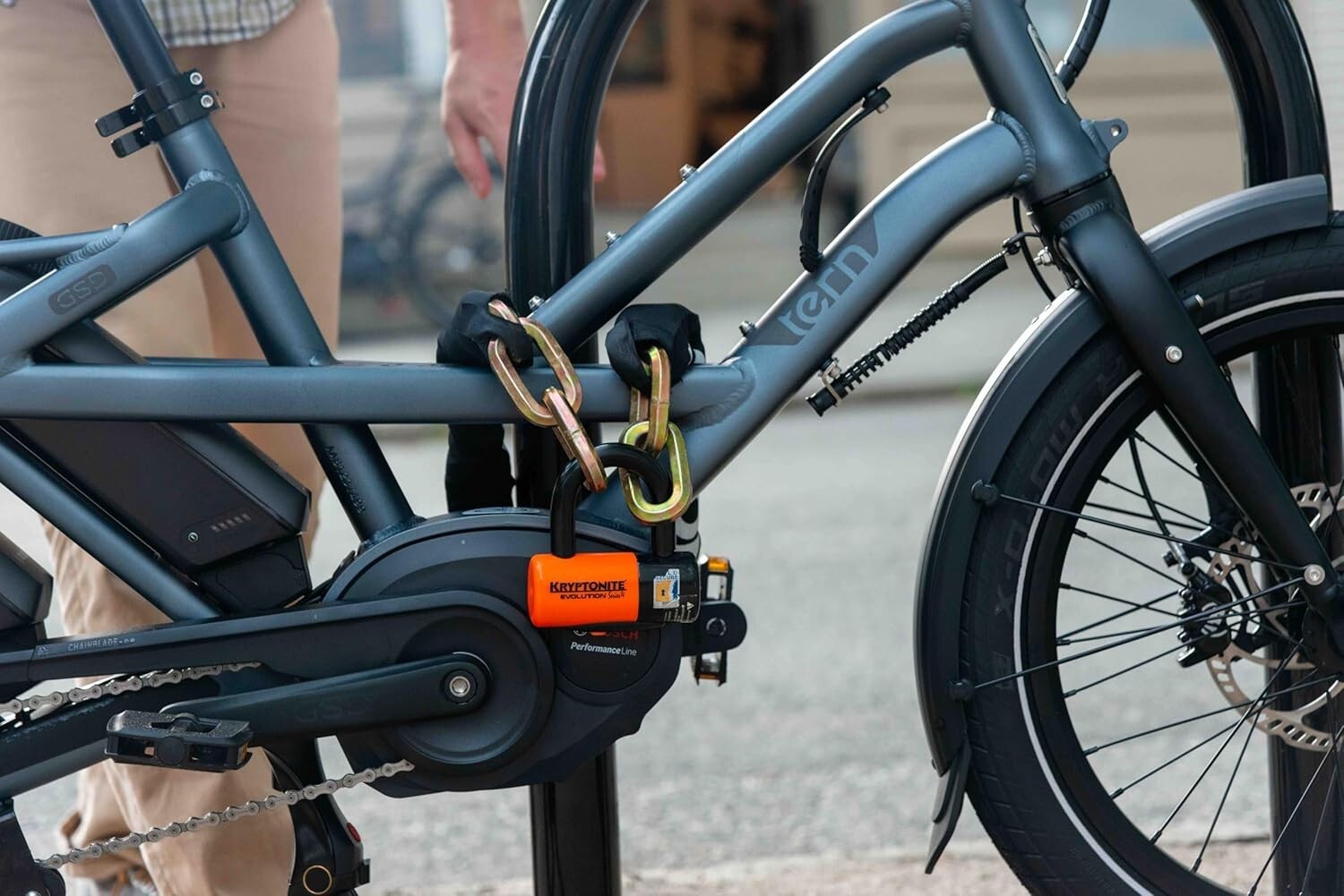 Kryptonite New York 1210 Heavy Duty Bike Chain Lock with Disc Lock Security