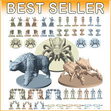 Load image into Gallery viewer, Mythical Creatures Mini Figure Set - 90 Unique RPG Characters for DND Adventures