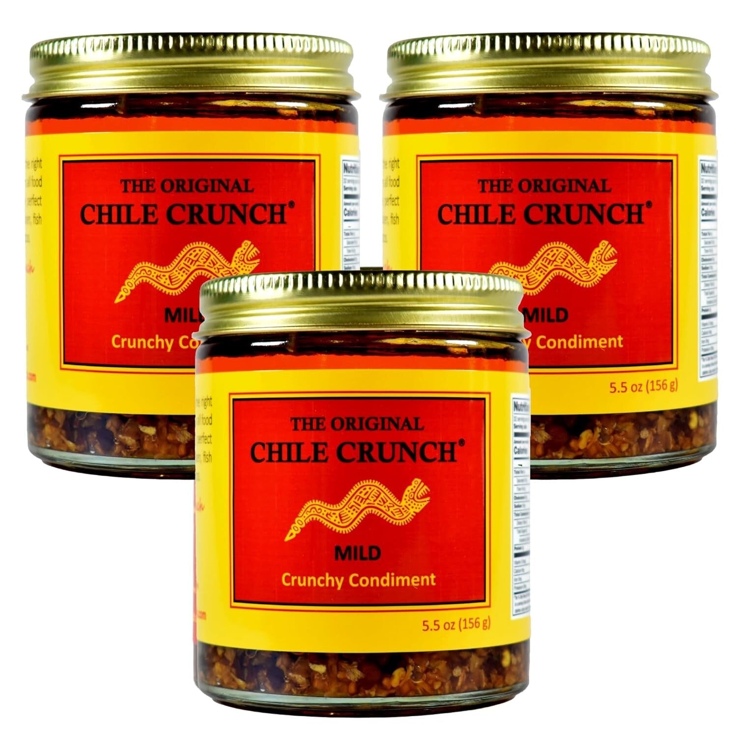 Crunchy Mild Mexican Salsa and Sauce - All Natural Flavor Explosion 3-Pack