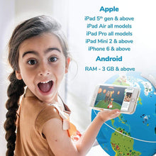 Load image into Gallery viewer, Augmented Reality Globe for Kids - Perfect Gift for Challenging Young Minds!