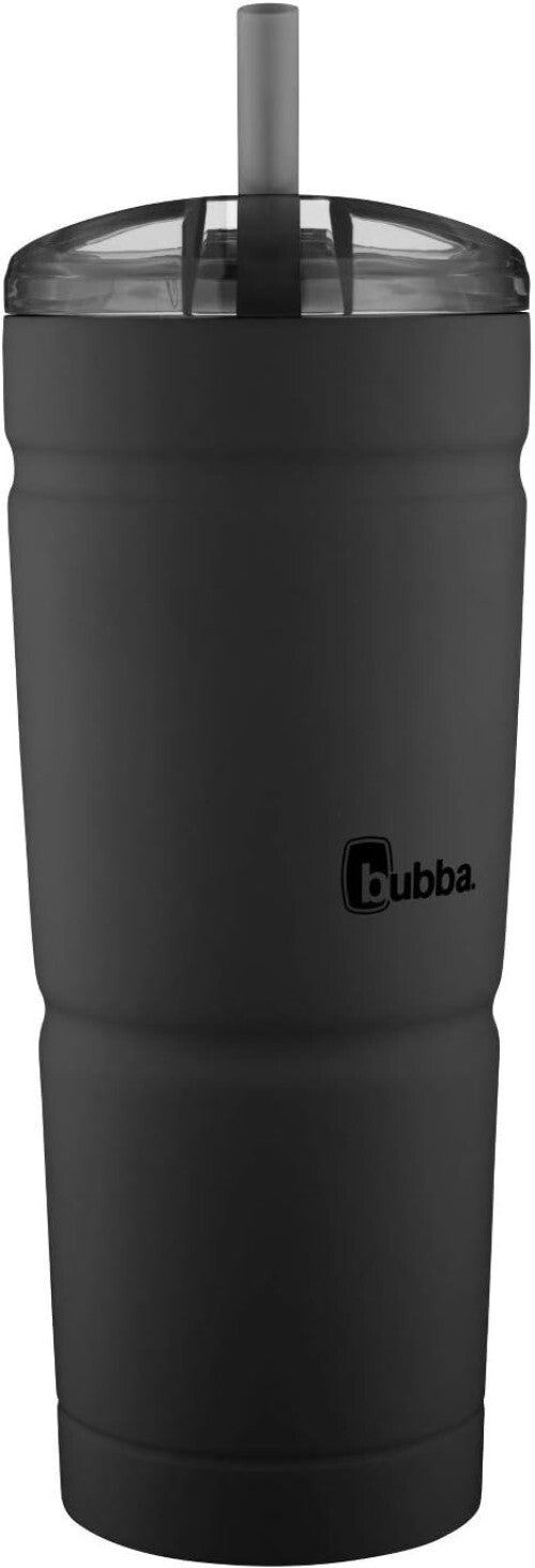 Durable 24oz Matte Black Vacuum Insulated Tumbler – Hot & Cold Beverage Keeper
