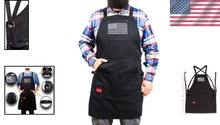 Load image into Gallery viewer, Stylish JayCee Apron for BBQs &amp; Cooking - 5 Pockets and Adjustable Fit