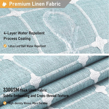 Load image into Gallery viewer, Long Tassel Shower Curtain 72x84 Inch - Premium Linen Blend for Modern Bathrooms