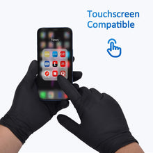 Load image into Gallery viewer, Bulk 1000 Black Nitrile Gloves - Small Size, Powder-Free &amp; Puncture Proof