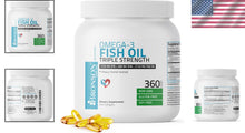 Load image into Gallery viewer, Omega-3 Fish Oil Formula - Supports Heart, Brain &amp; Joint Health, 360 Softgels