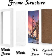Load image into Gallery viewer, Versatile 14x18 Collage Picture Frames - Durable &amp; Lightweight White Set