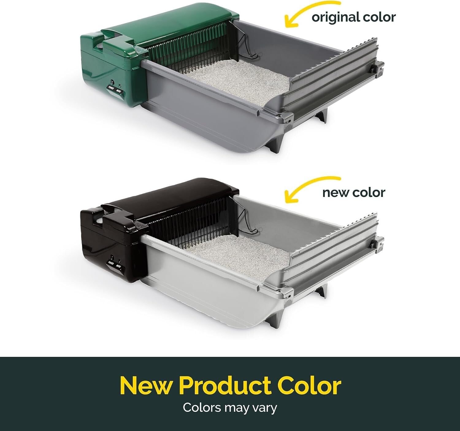 Effortless Self-Cleaning Cat Litter Box - Quiet, Compact & for 2 Cats (6-16 lbs)