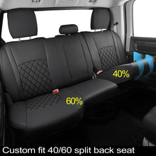 Load image into Gallery viewer, Custom Fit Faux Leather Rear Bench Seat Covers for 2011-2025 RAM Trucks
