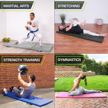 Load image into Gallery viewer, Durable Thick Exercise Mat 6' x 2' - Ideal for MMA, Yoga, and Fitness Routines