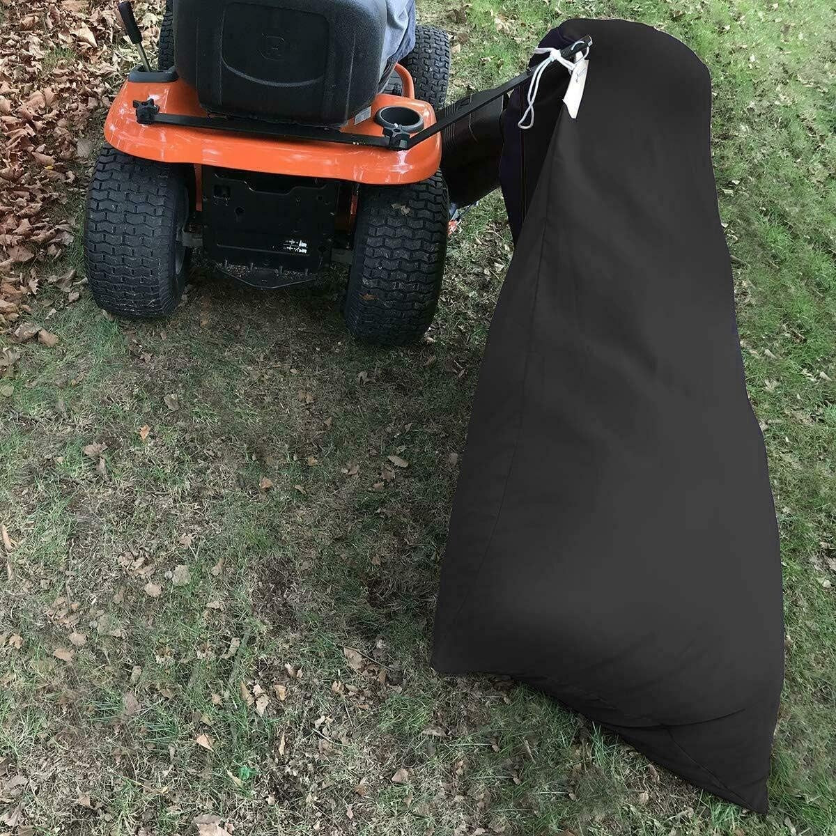 Durable Lawn Tractor Leaf Catcher Bag - 54 Cubic Feet with Secure Drawstring