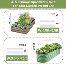 Load image into Gallery viewer, Garden Hoops 60pcs - M Size Fiberglass for Enhanced Temperature Resistance