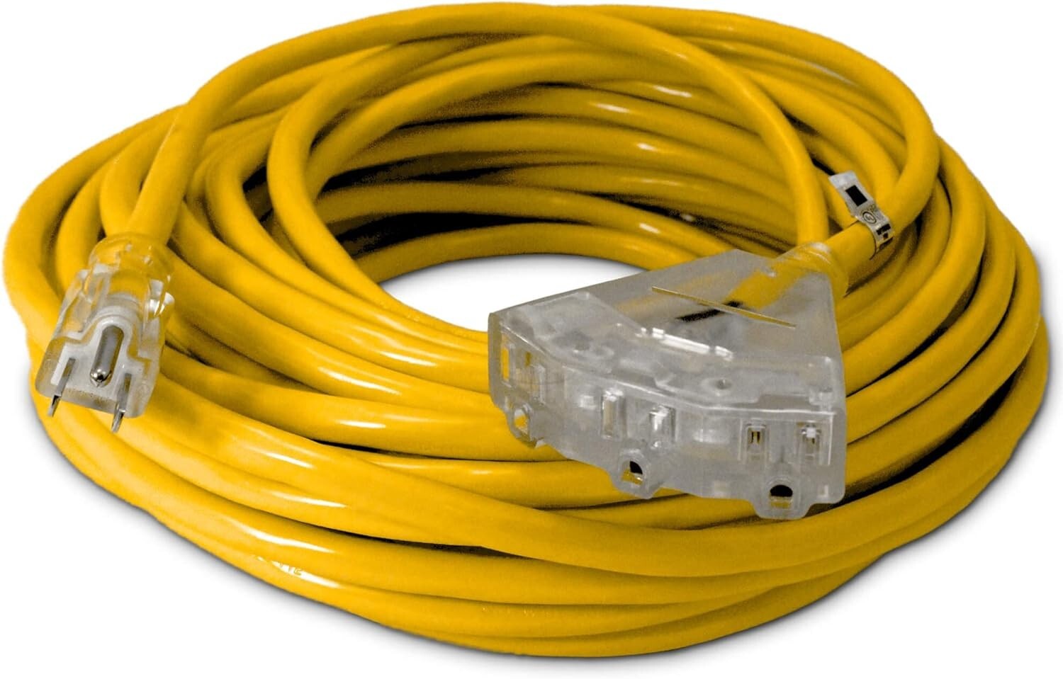 15 Amp 75 ft SJTW Waterproof Extension Cord - Perfect for Outdoor Power Needs