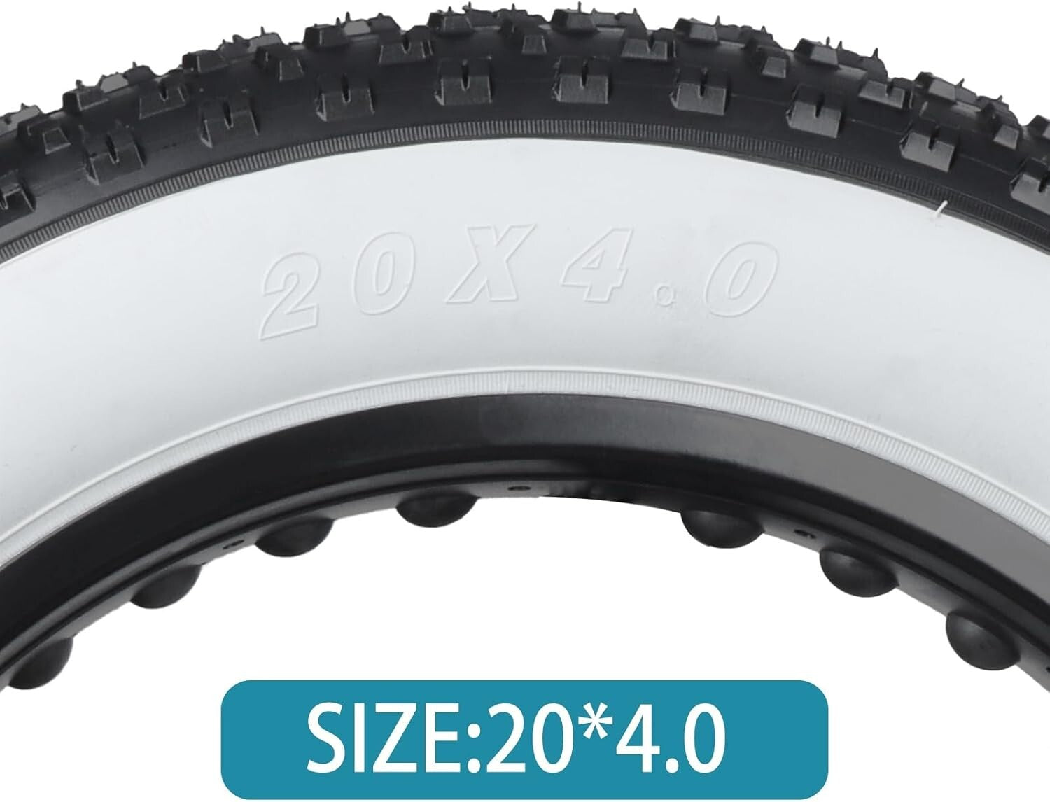 20x4.0 Inch Puncture Resistant Folding Bike Tire for Fat and Mountain Bikes