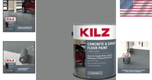 Load image into Gallery viewer, Durable 1-Gallon Epoxy &amp; Acrylic Garage Floor Paint - Slate Gray Satin Finish