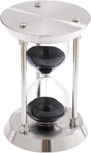 Load image into Gallery viewer, Antique Metal Sand Clock - 60 Minute Decorative Hourglass for Office Elegance