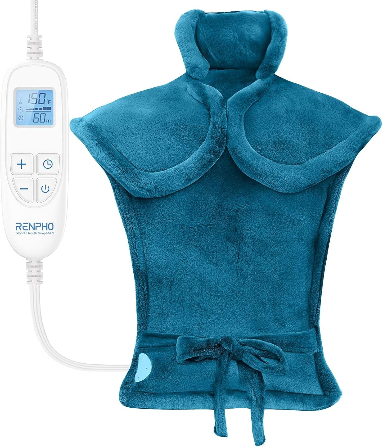 Weighted Electric Heating Pad with 6 Heat Settings - Ideal for Comfort & Relief