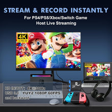 Load image into Gallery viewer, Versatile HDMI Capture Card for Streaming &amp; Recording - Mac &amp; Windows Compatible