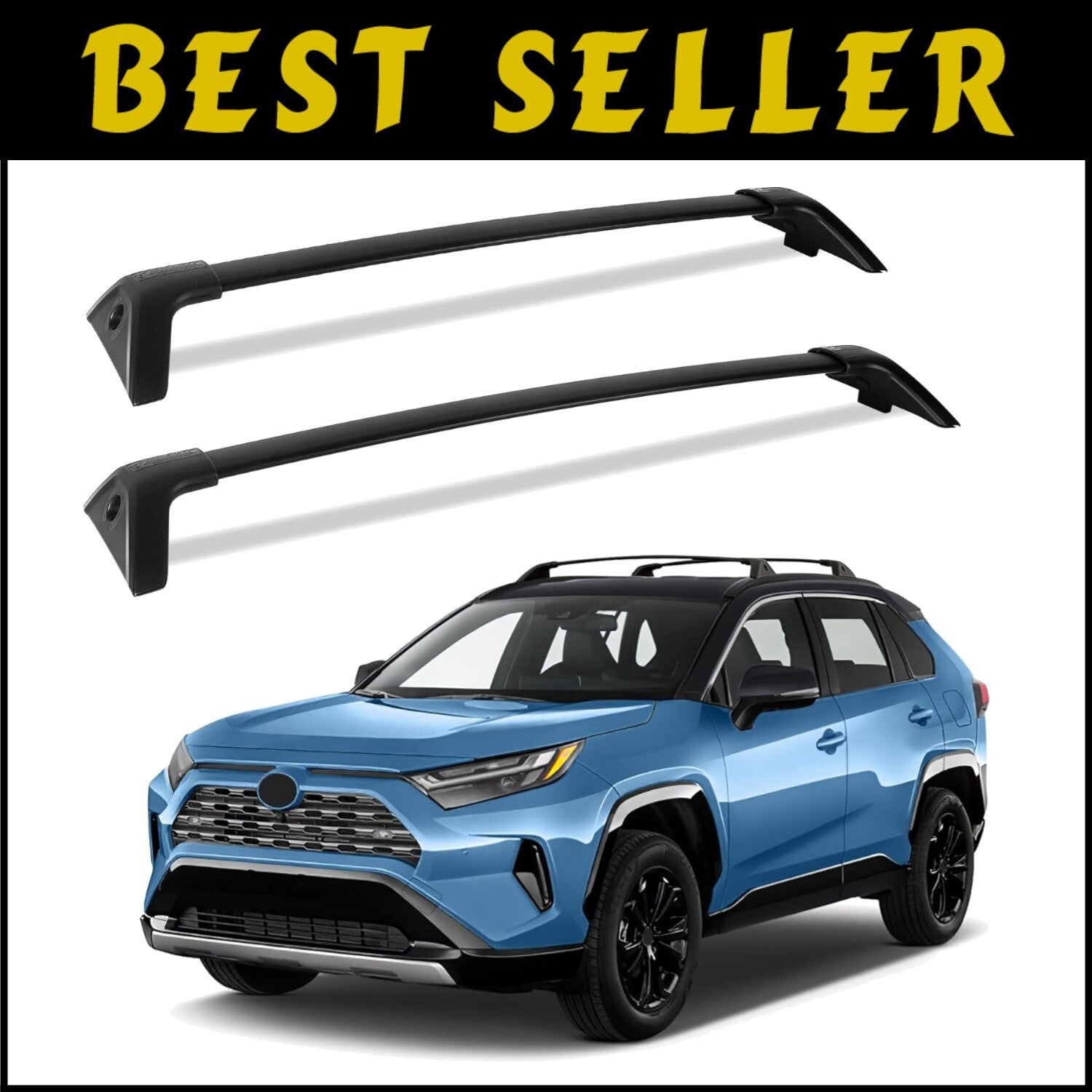 Maximize Adventure with 220LBS Roof Rack Cross Bars for 2019-2025 RAV4 Models