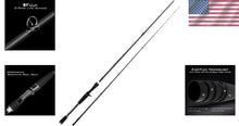 Load image into Gallery viewer, Versatile Perigee II Fishing Rod - Durable Carbon Fiber with Fuji O-Ring Guides