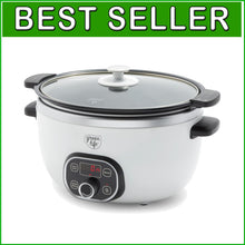 Load image into Gallery viewer, Large 6 Quart Programmable Slow Cooker with Nonstick Ceramic &amp; Keep Warm Feature