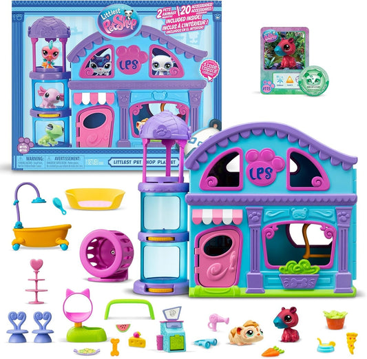 LPS Playset with 4 Customizable Rooms, 2 Exclusive Pets & Virtual Play Unlock
