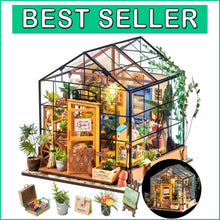 Load image into Gallery viewer, Charming DIY Mini Greenhouse Kit with Furniture: Perfect Gift for Plant Lovers