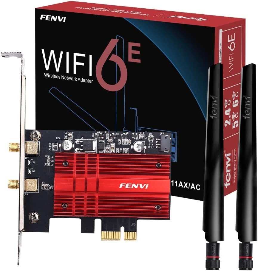 Advanced WiFi 6E AX210 Network Card - Tri-Band 5400Mbps & Powerful Bluetooth 5.3