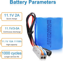Load image into Gallery viewer, Versatile 12V 10000mAh Lithium Battery with Charger for RC Cars &amp; DIY Projects