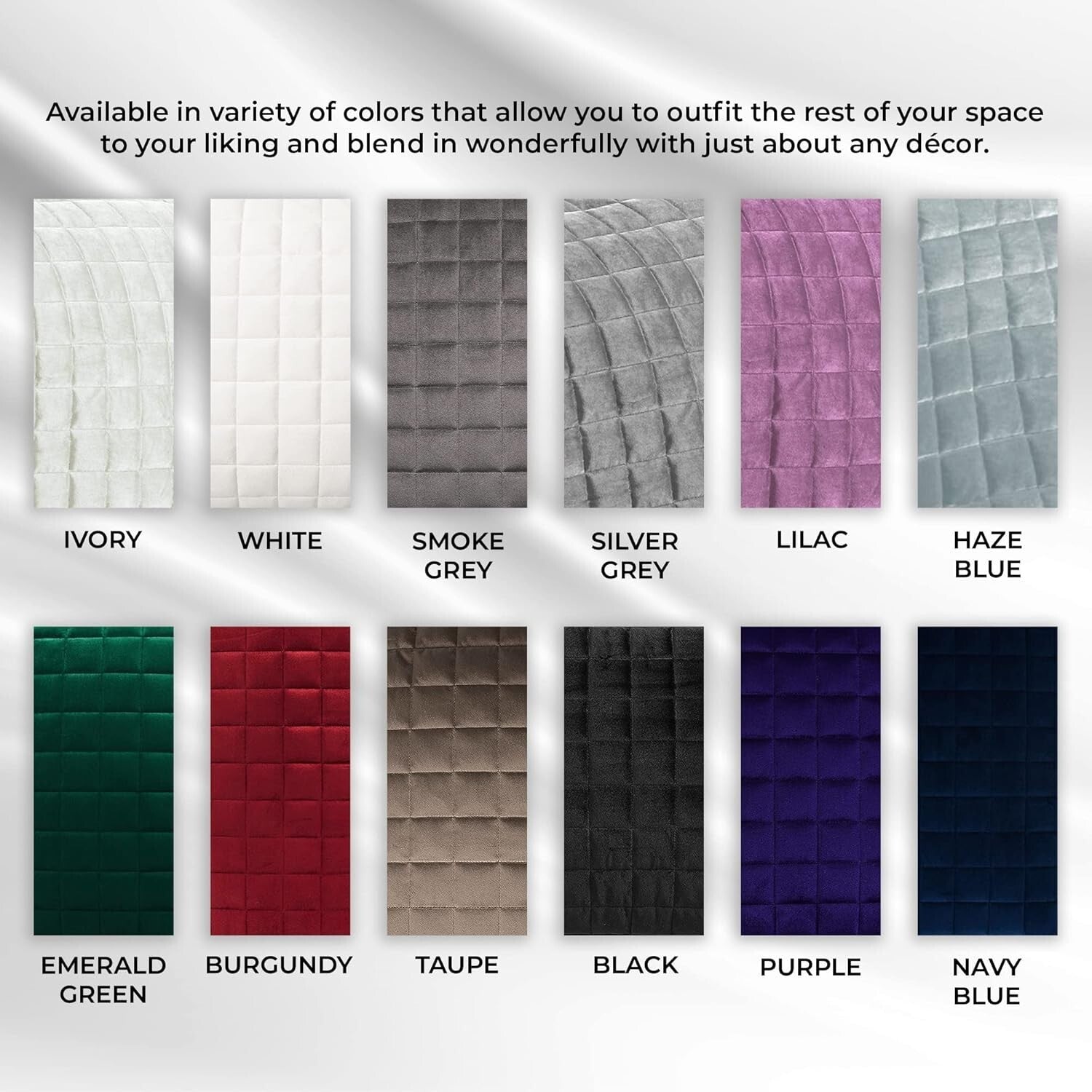 Contemporary King Velvet Bedding Set - Oversized Comforter & Matching Shams